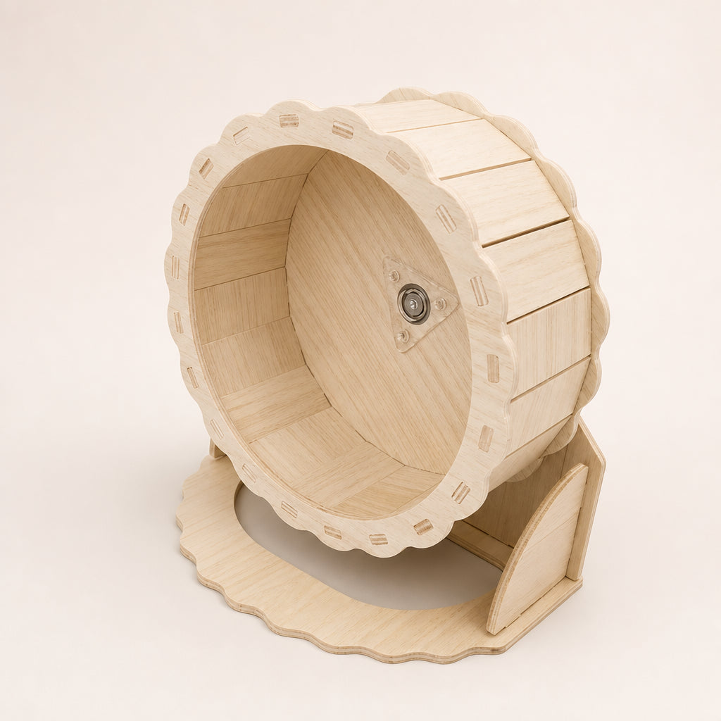 Solid Wood Silent Hamster Wheel