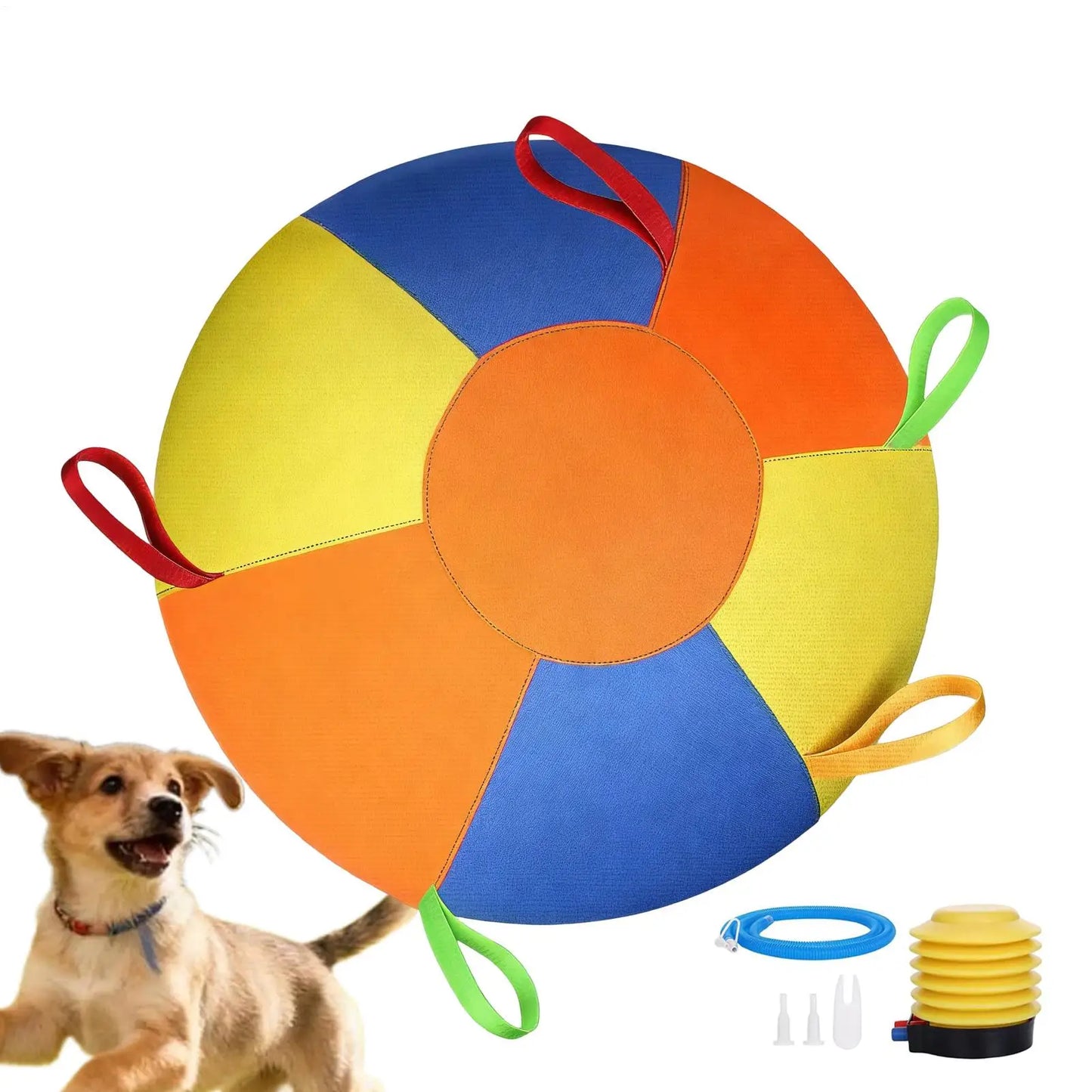 NEW Dog Herding Ball Interactive Calming Pet Supplies Small Dog Calming Ball Herding Toys for Outdoor Yard Water Pool Puppy Play