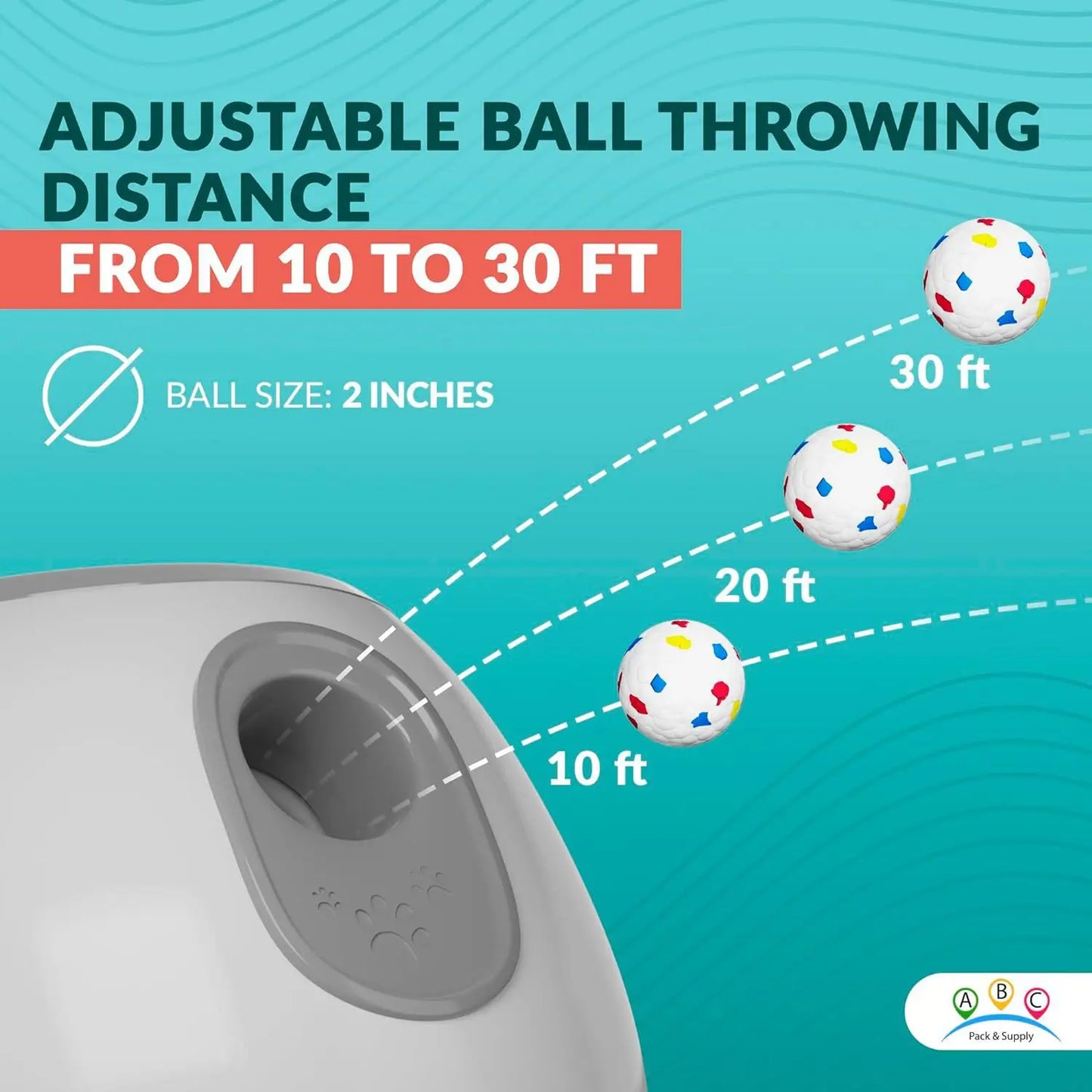 New Pet Ball Dispenser Dog Toy Ball Thrower Outdoor Toys Automatic Ball Dispenser Mentally Stimulating Dog Toys Thrower Machine