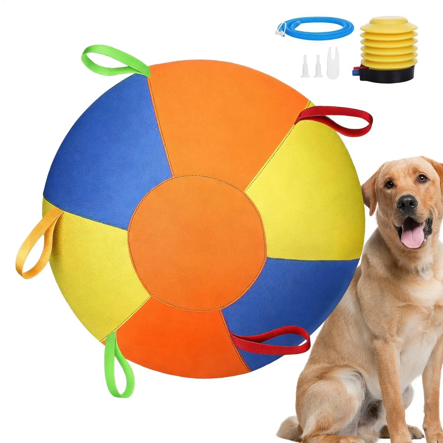 NEW Dog Herding Ball Interactive Calming Pet Supplies Small Dog Calming Ball Herding Toys for Outdoor Yard Water Pool Puppy Play