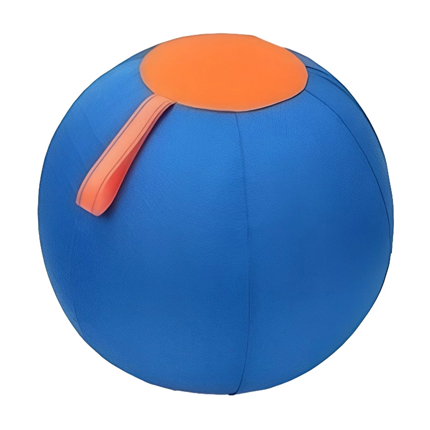 Dog Soccer Ball Toy with Heavy-Duty Handle Cover & Pump Dog Exercise Ball for Australian Shepherd Border Collie Cattle Dogs