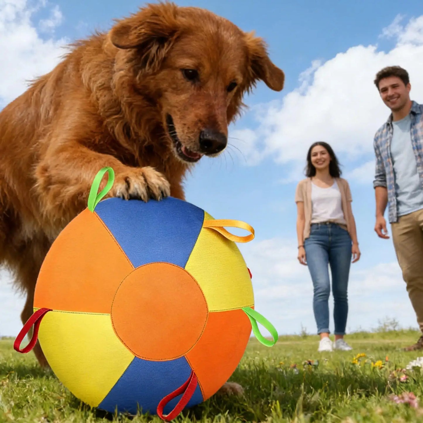NEW Dog Herding Ball Interactive Calming Pet Supplies Small Dog Calming Ball Herding Toys for Outdoor Yard Water Pool Puppy Play