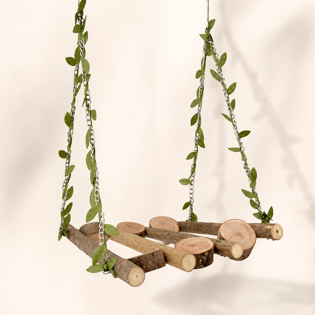 Natural Branch Bird Swing